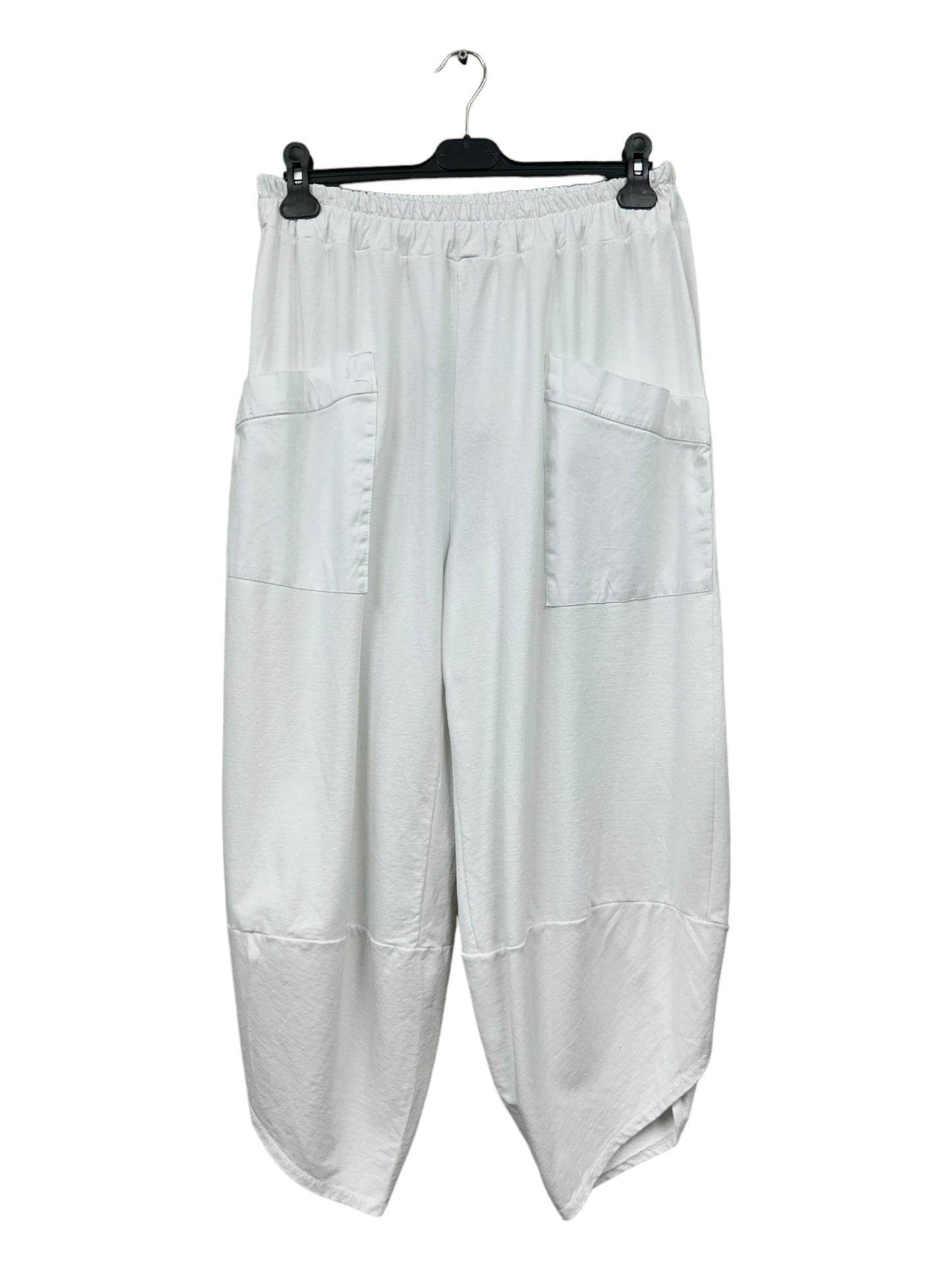 Pocket Front Tulip Leg Cocoon Shape Joggers