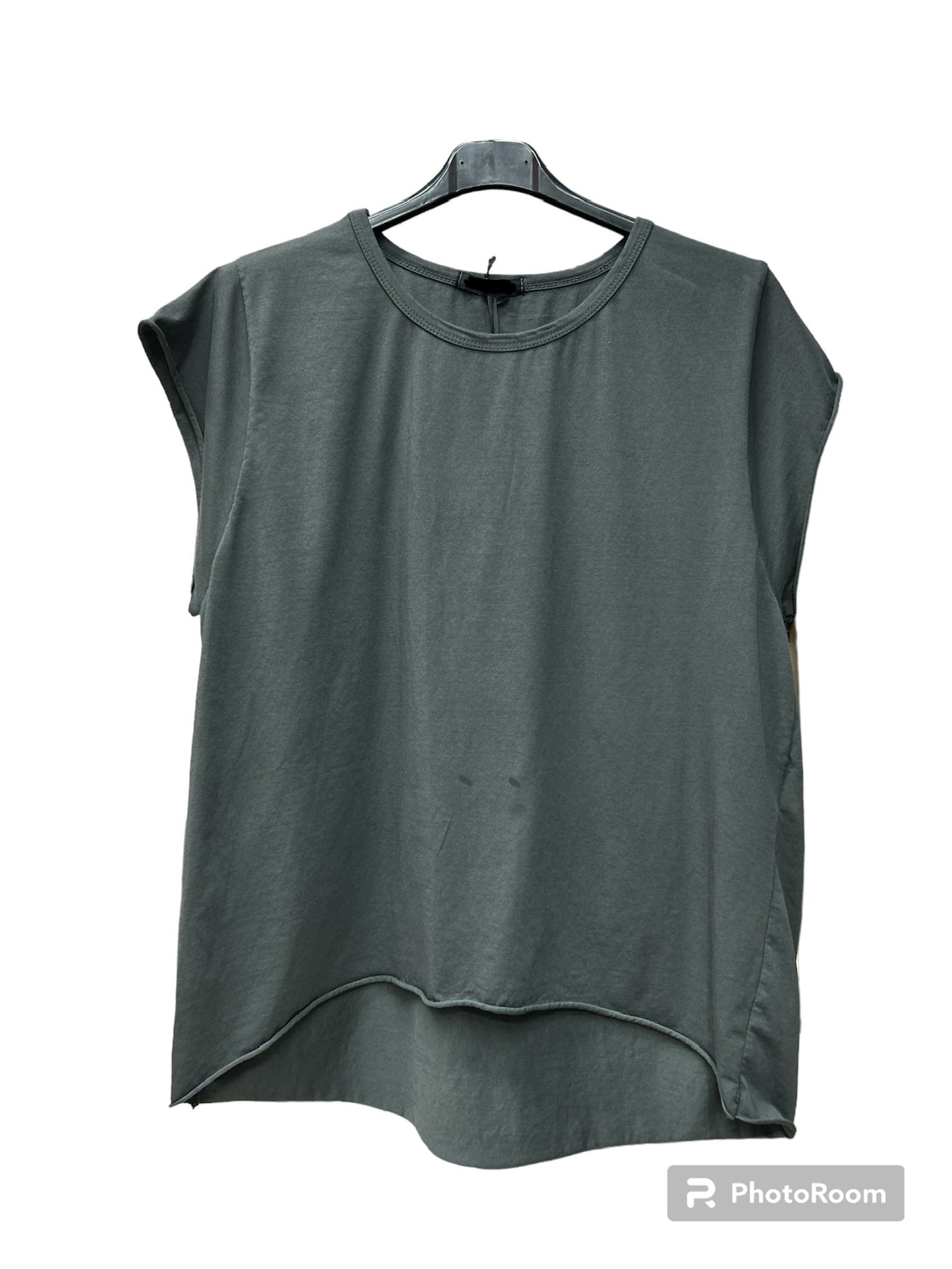 Basic Cap Sleeve Cotton Tee