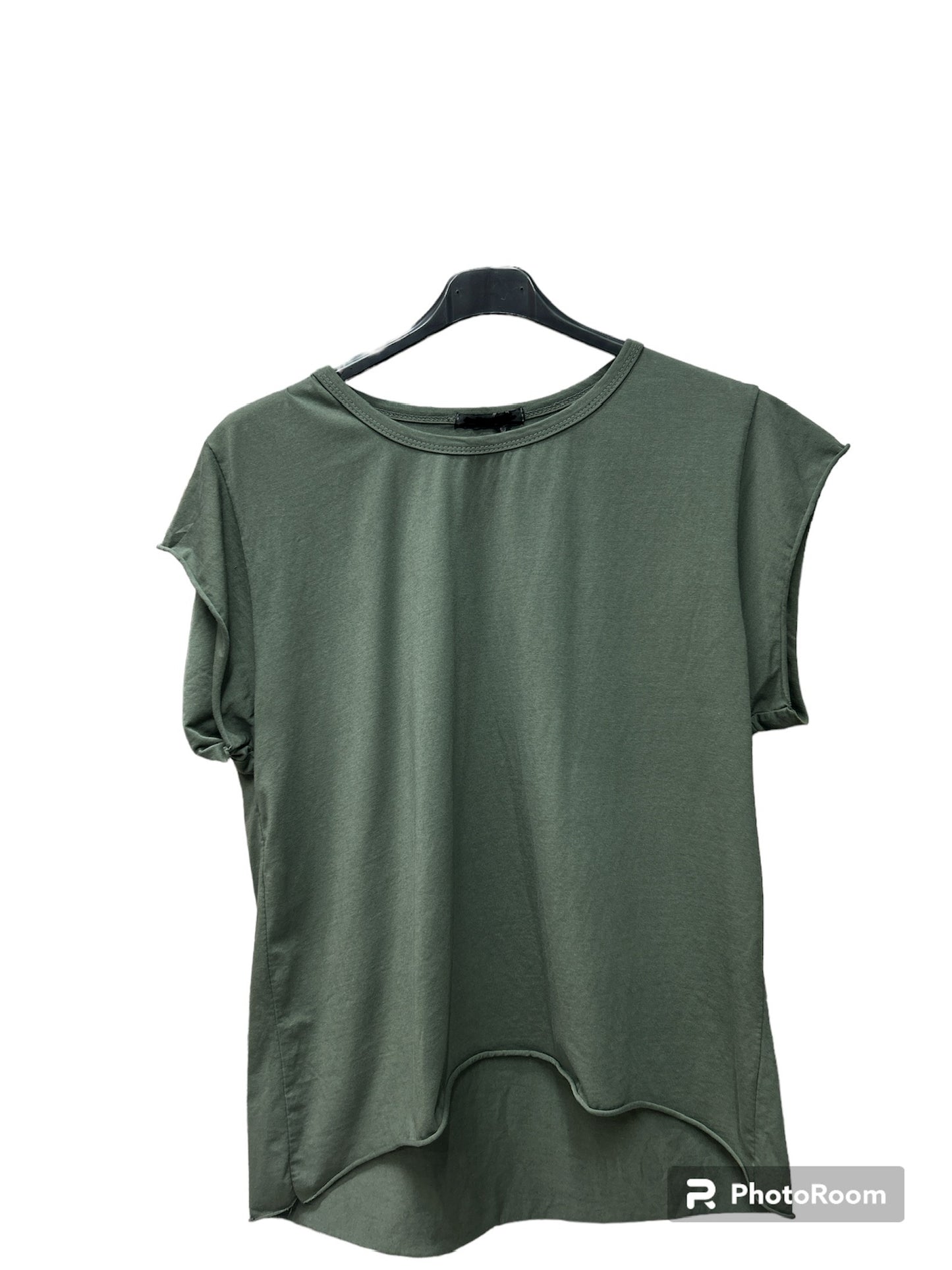 Basic Cap Sleeve Cotton Tee
