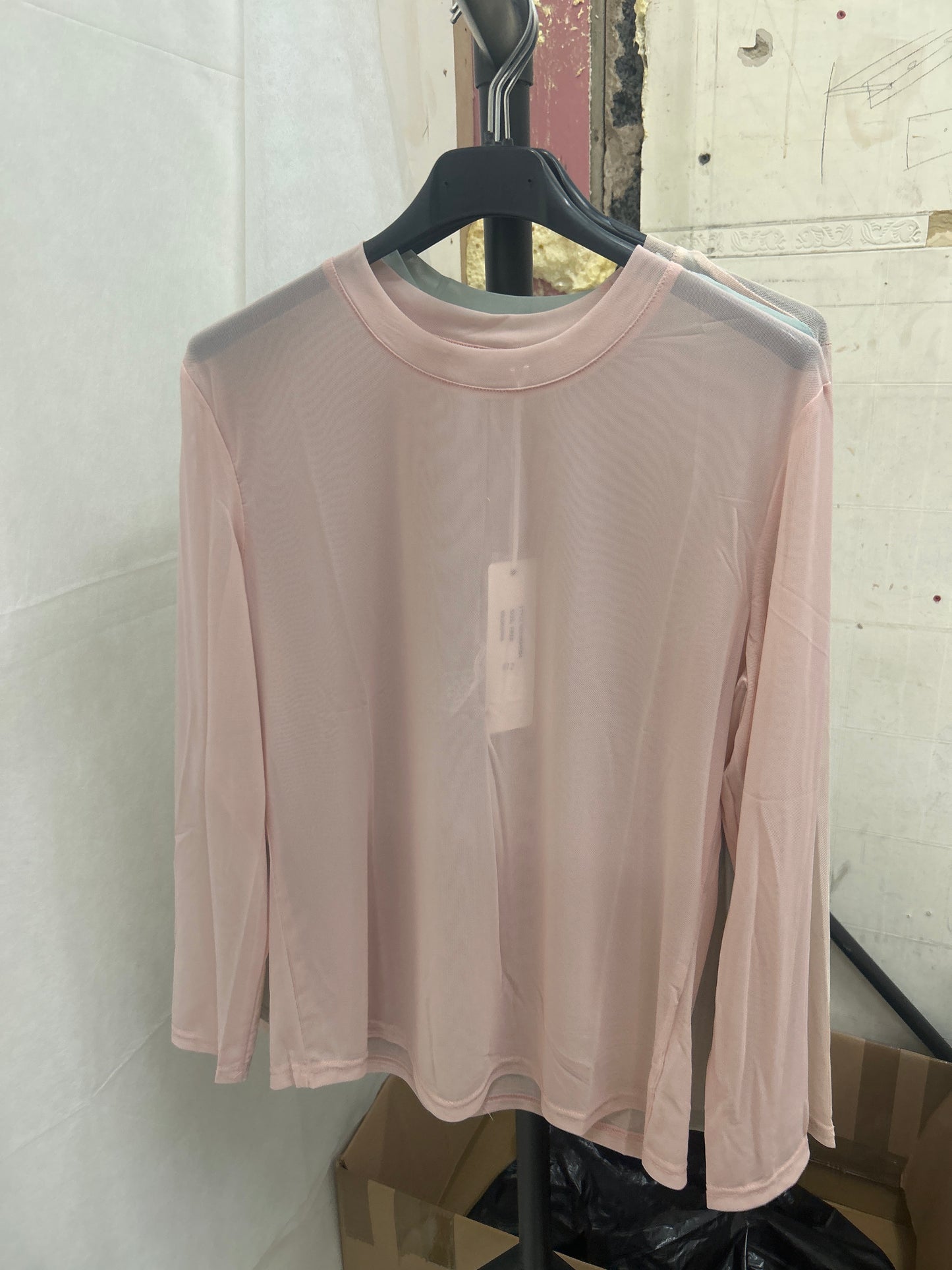 Plain Mesh Tops - £12