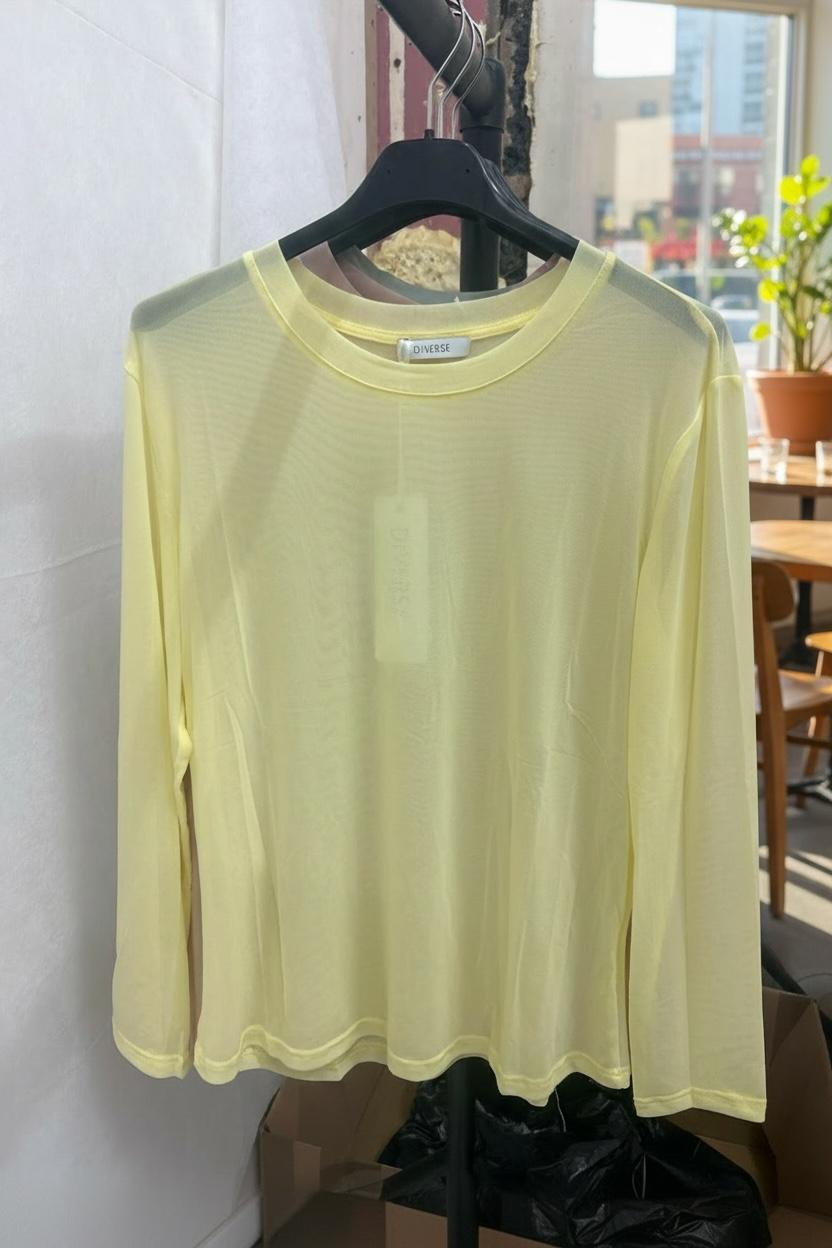 Plain Mesh Tops - £12