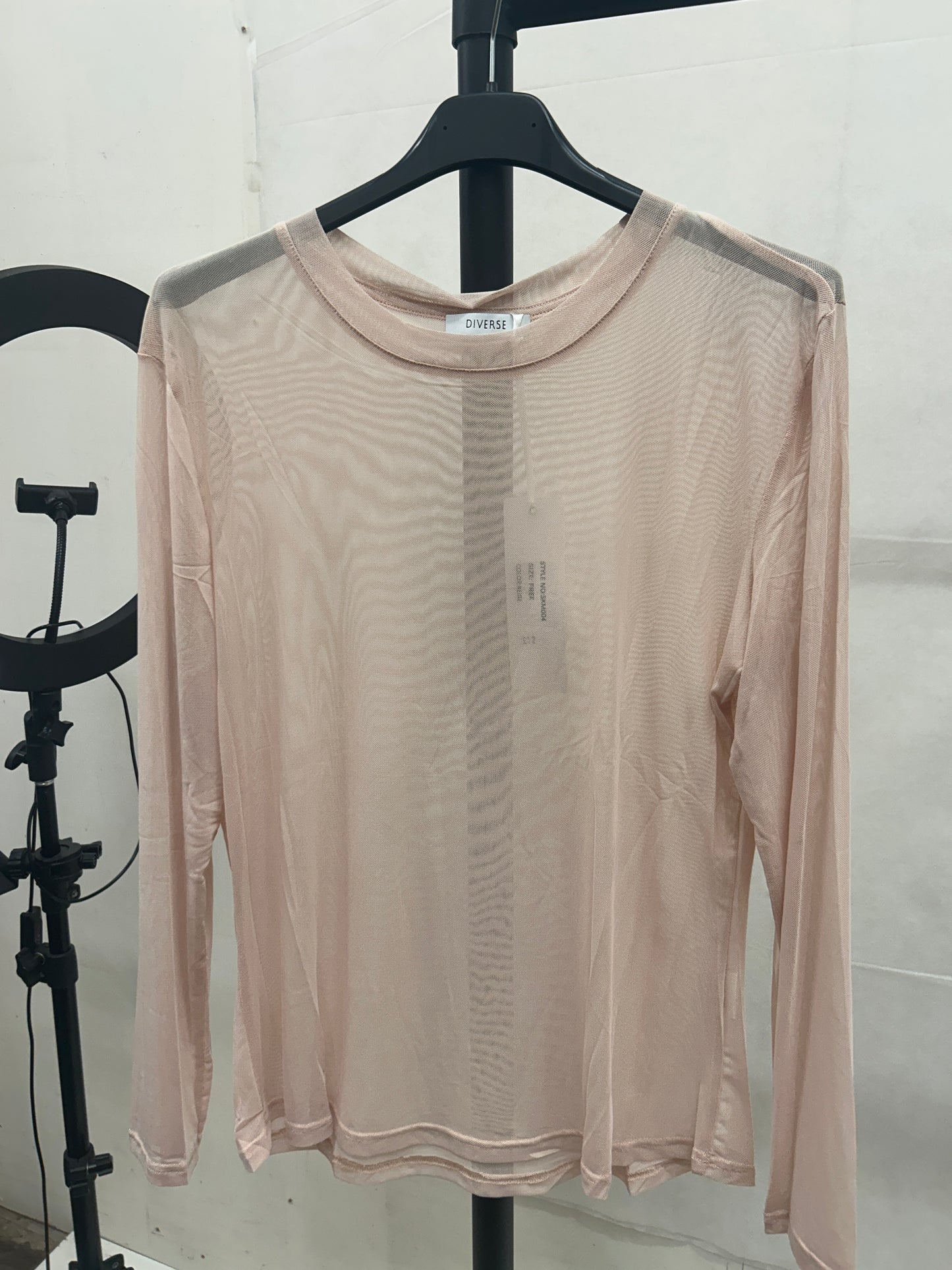 Plain Mesh Tops - £12