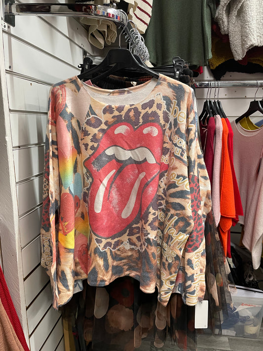 STONES & LEOPARD SUPER SOFT KNIT